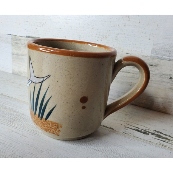 La Paz, B.C. Souvenir Hand Painted Mexican Folk Art Coffee Mug Whale Shark READ! - Picture 3 of 10